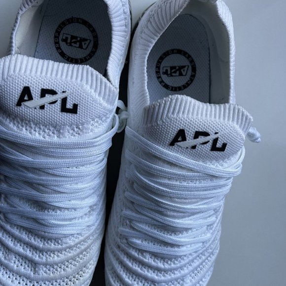 Men's APL TECHLOOM Wave 9.5 (White with Black Marble Bottom) - Picture 5 of 8
